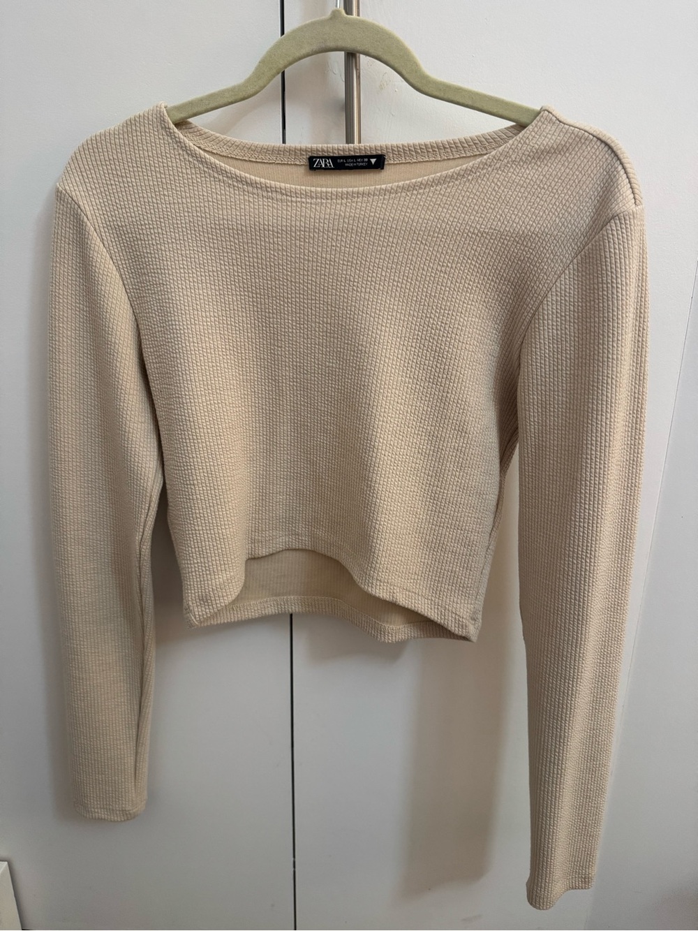 Cropped Long-Sleeve Shirt